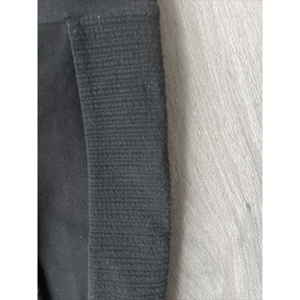 Zara Basic Womens Black Side Ribbed Leggings Small - image 2